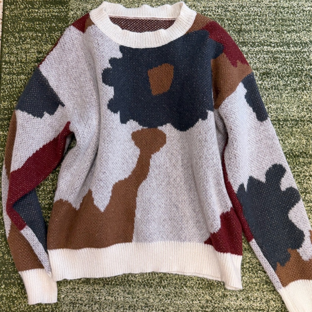 Floral sweater
